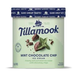 Tillamook Mint Chocolate Chip Ice Cream 1.5 qt