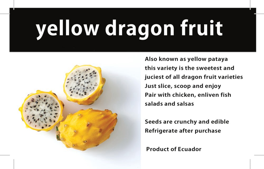slide 2 of 3, Yellow Dragonfruit, per lb