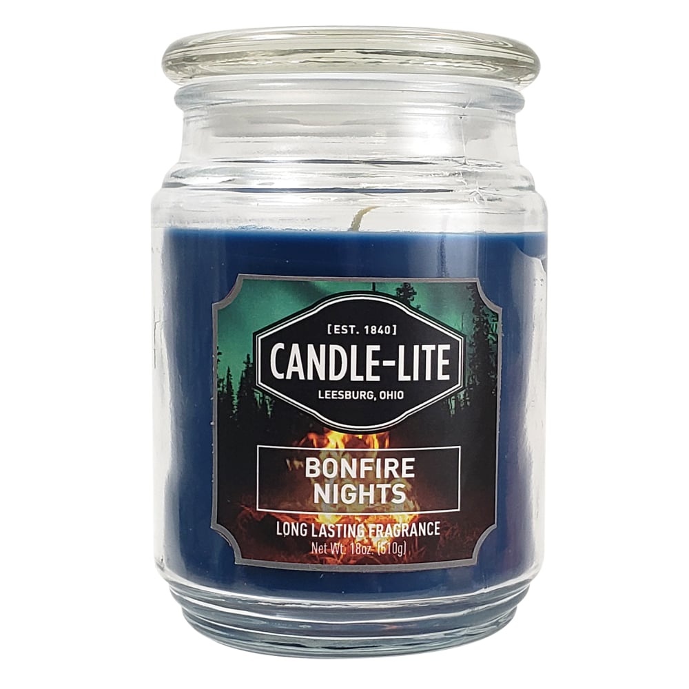 slide 1 of 1, Candle-Lite Scented Candle - Bonfire Nights, 18 oz