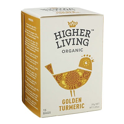 slide 1 of 1, Higher Living Organic Golden Turmeric Tea Bags, 15 ct