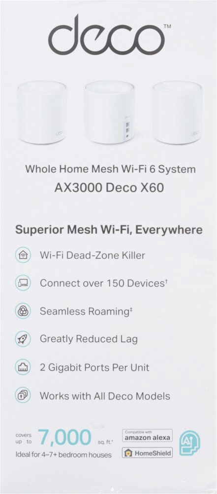 slide 2 of 3, Tp-Link Deco X60, 3 ct