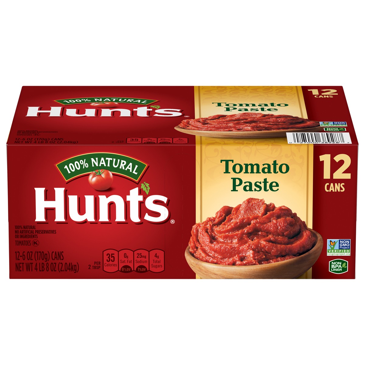 slide 4 of 4, Hunt's Tomato Paste 12 - 6 oz Cans, 12 ct