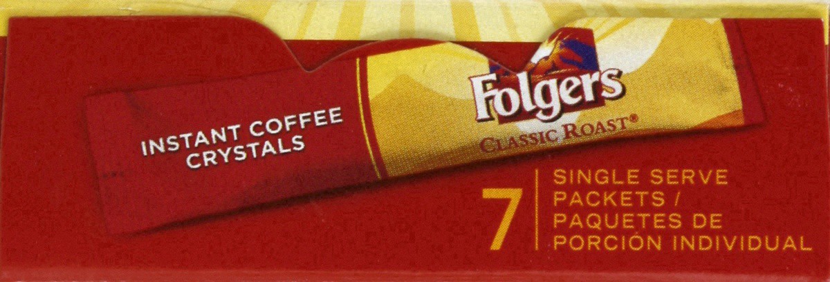 slide 21 of 31, Folgers Classic Roast Instant Coffee, Single Serve Packets, 7 ct