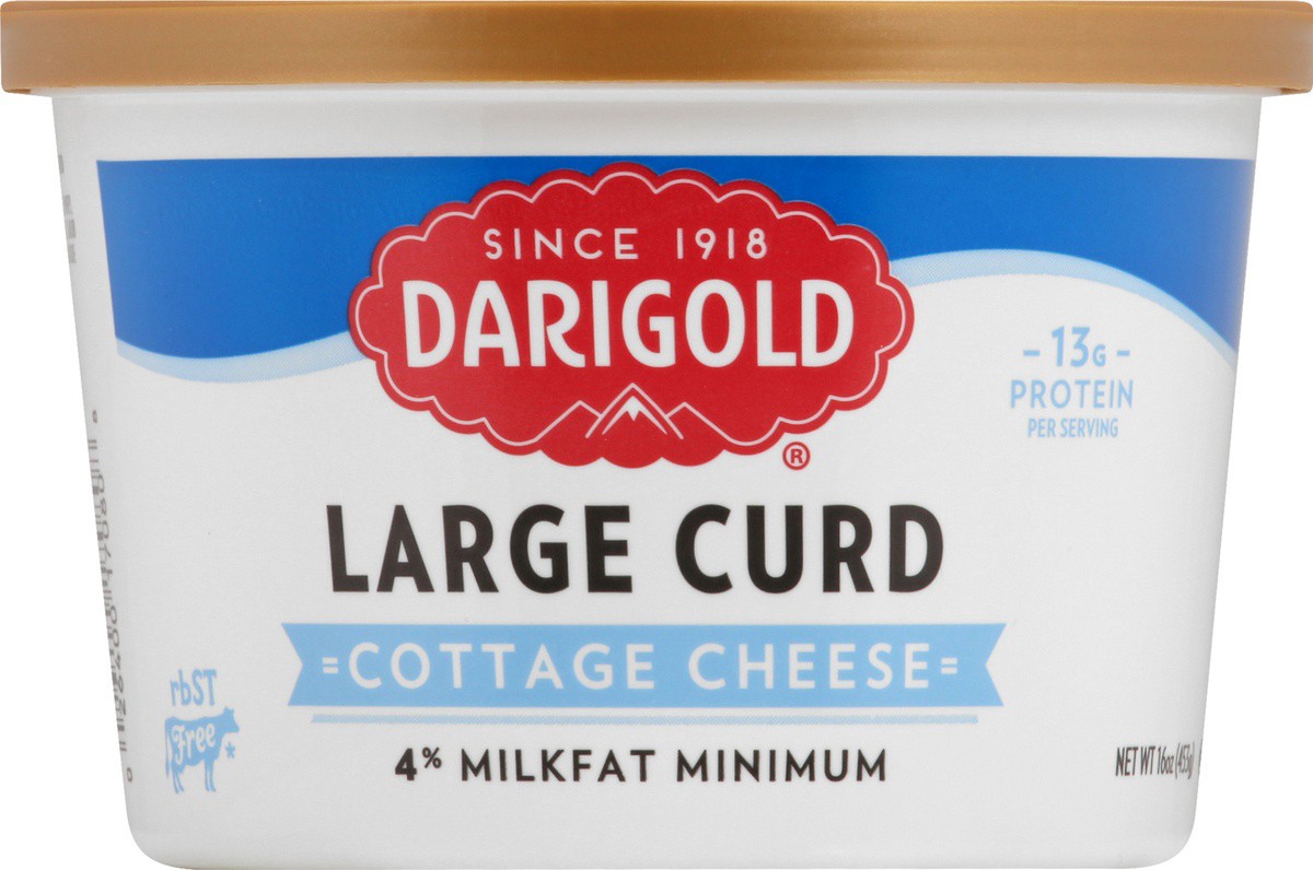 slide 4 of 7, Darigold 4% Large Curd Cottage Cheese, 16 oz