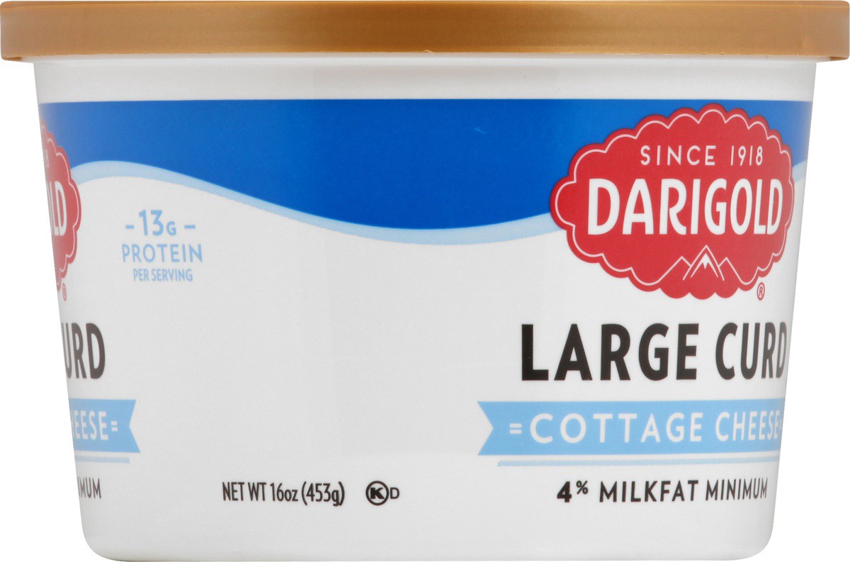 slide 7 of 7, Darigold 4% Large Curd Cottage Cheese, 16 oz
