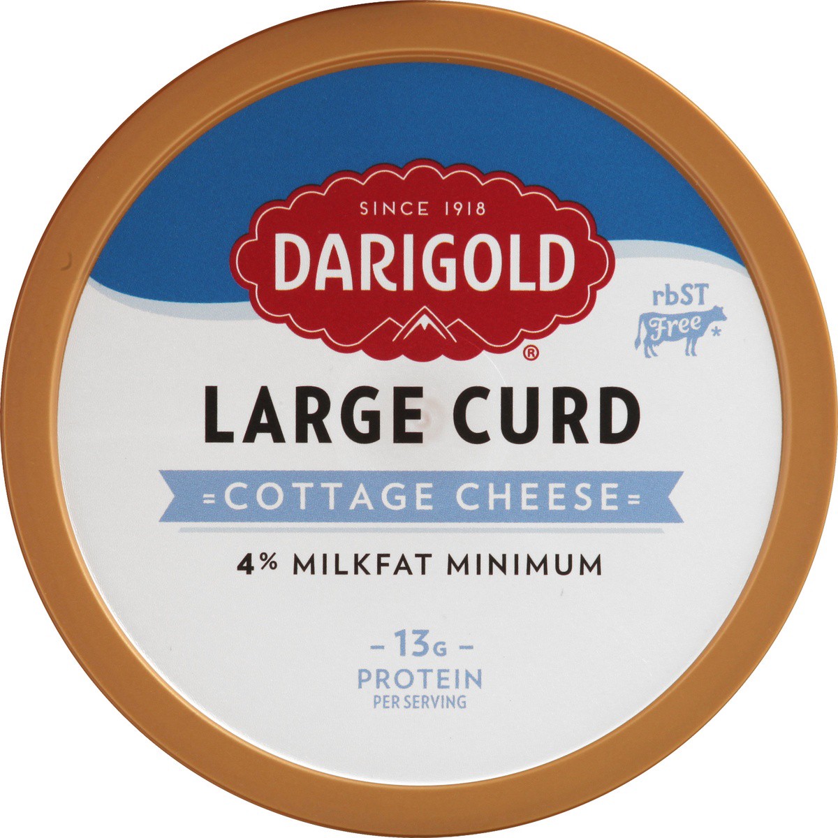slide 5 of 7, Darigold 4% Large Curd Cottage Cheese, 16 oz
