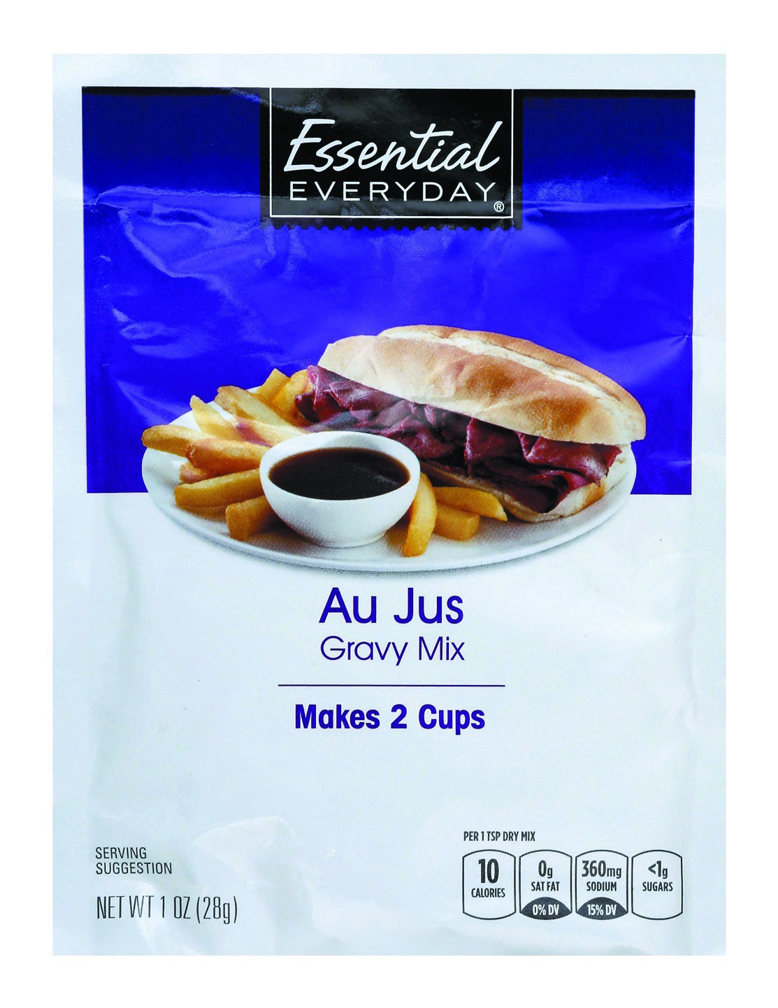 slide 1 of 1, Essential Everyday Au Jus Gravy Mix, 1 oz