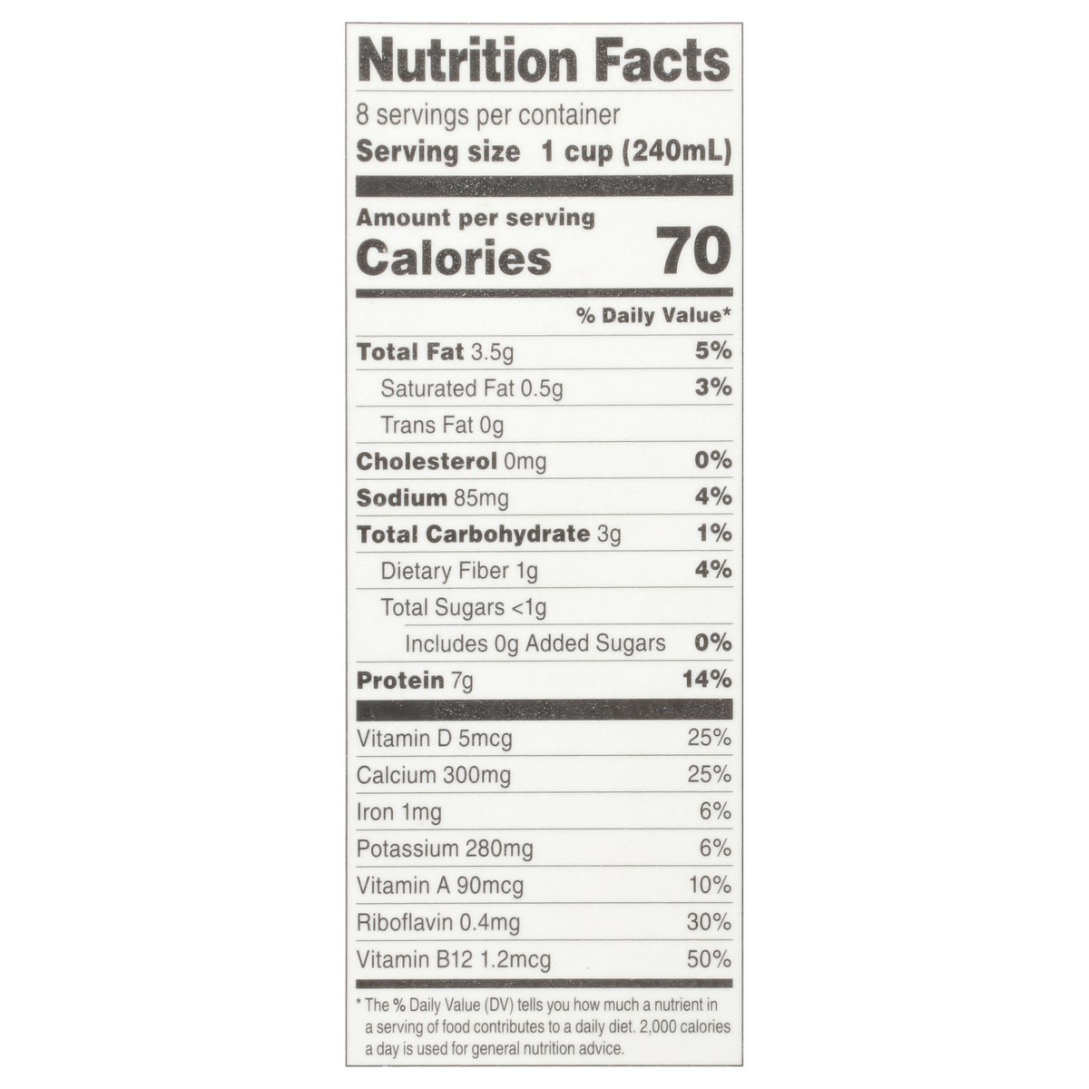 slide 4 of 15, Full Circle Market Organic Original Non-Dairy Unsweetened Soy Beverage 0.5 gl, 1/2 gal