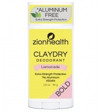slide 1 of 1, Zion Health Lemonade Clay Dry Deodorant, 2.8 oz