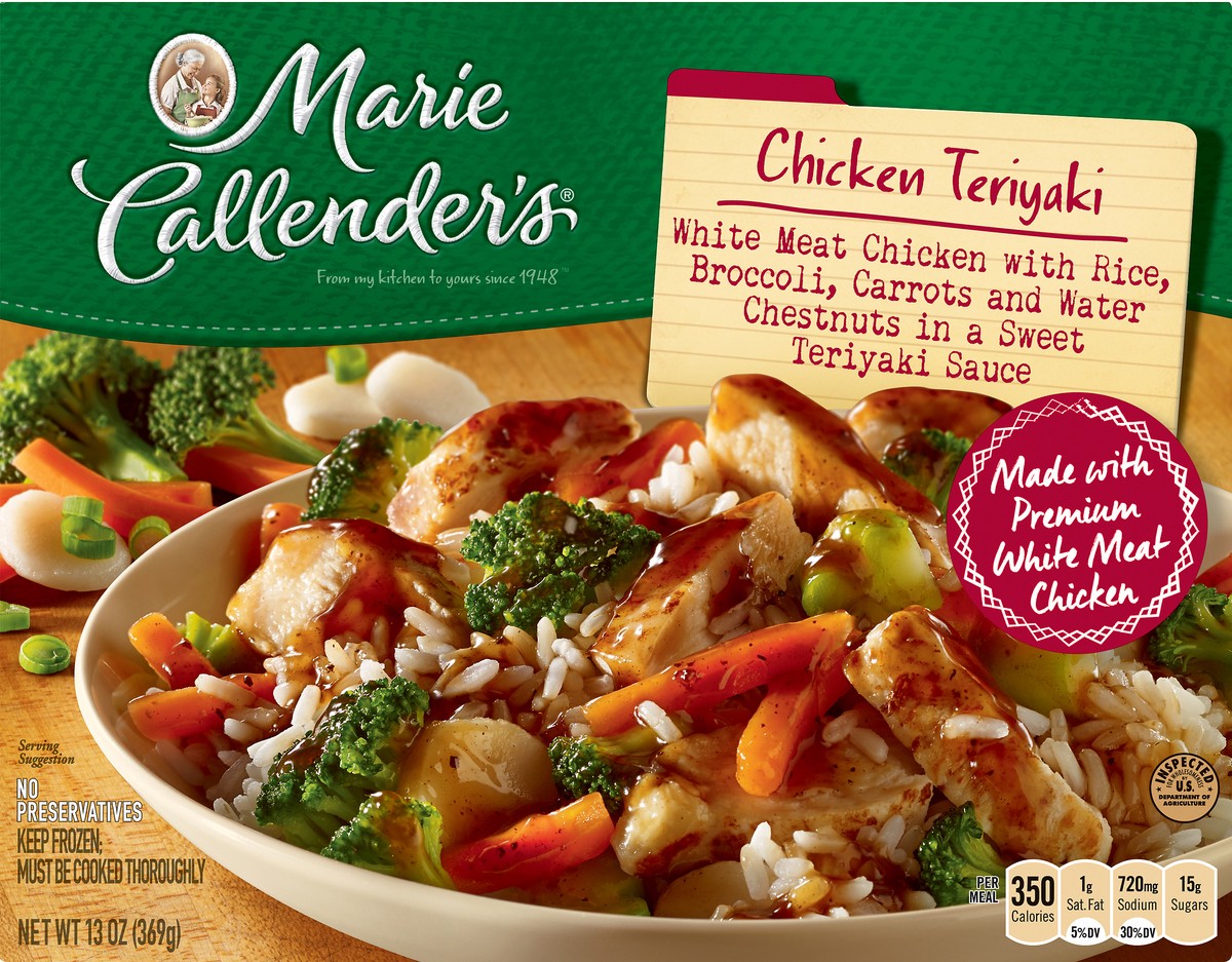 slide 1 of 2, Marie Callender's Chicken Teriyaki 13 oz, 13 oz