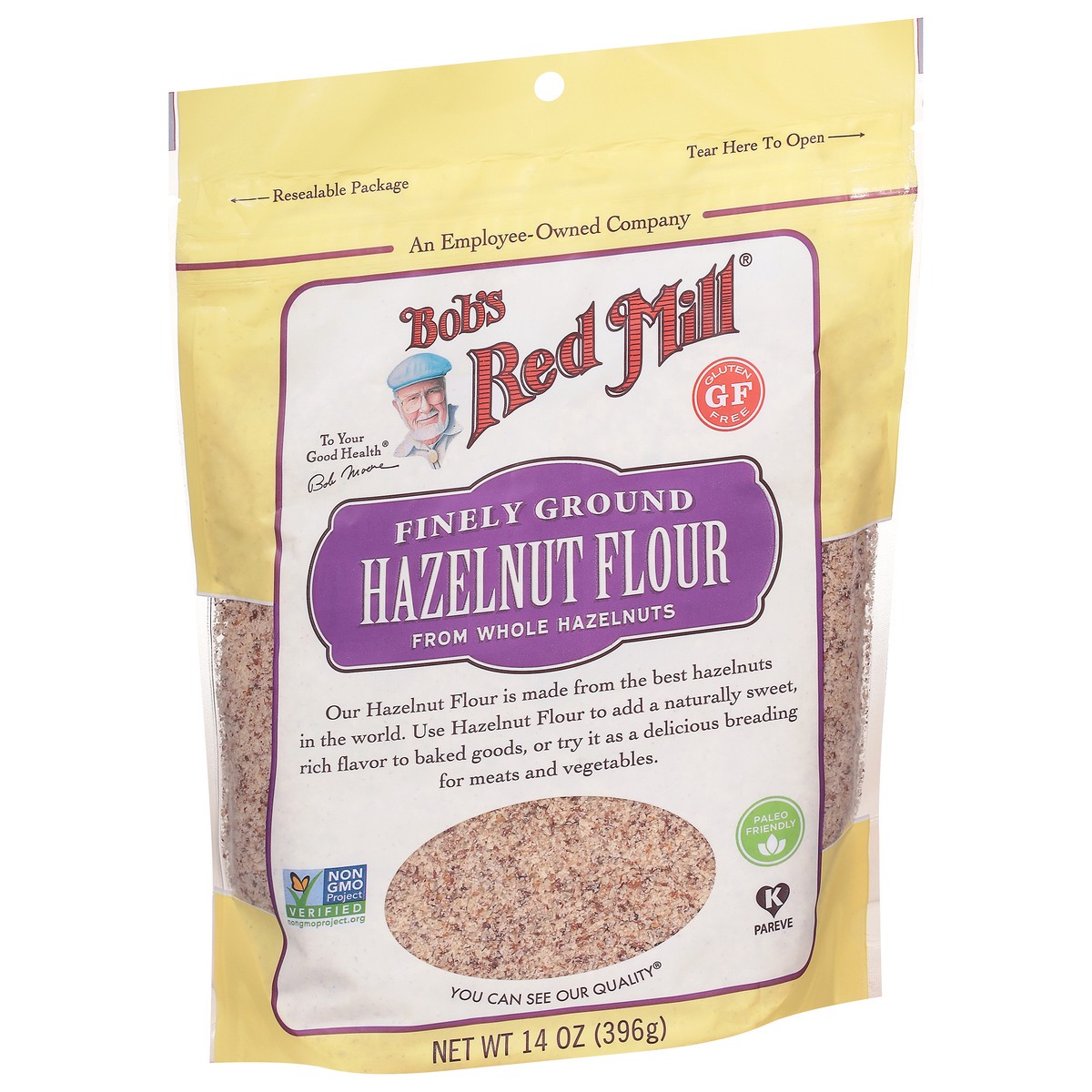 slide 9 of 9, Bob's Red Mill Finely Ground Hazelnut Flour 14 oz, 14 oz