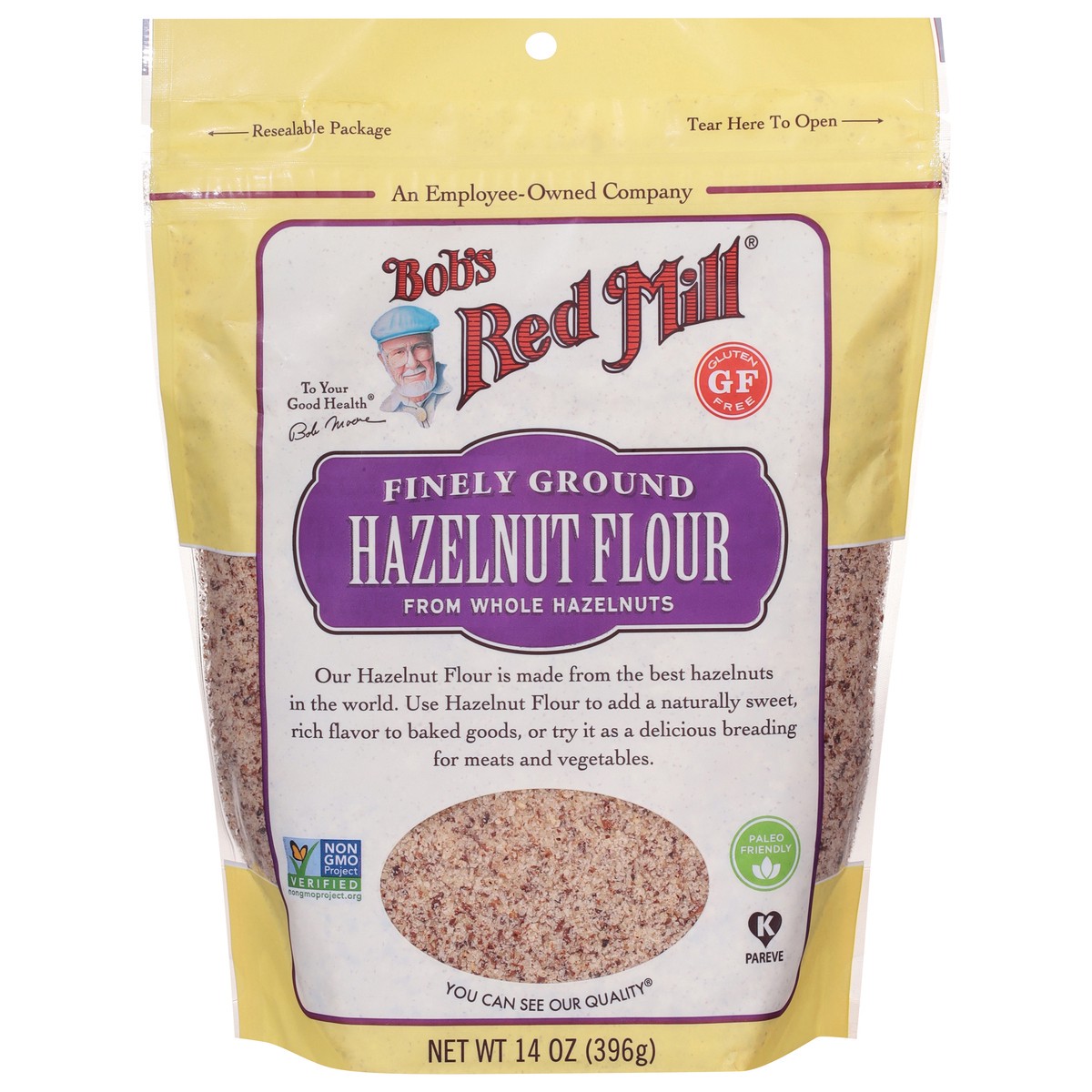 slide 1 of 9, Bob's Red Mill Finely Ground Hazelnut Flour 14 oz, 14 oz