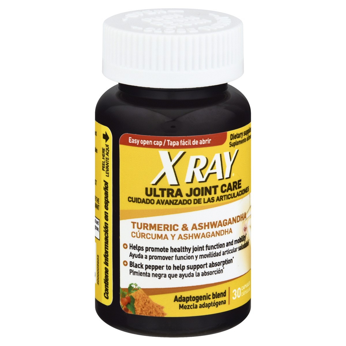 slide 6 of 12, X Ray Adaptogenic Blend Capsules Turmeric & Ashwagandha Ultra Joint Care 30 ea, 30 ct