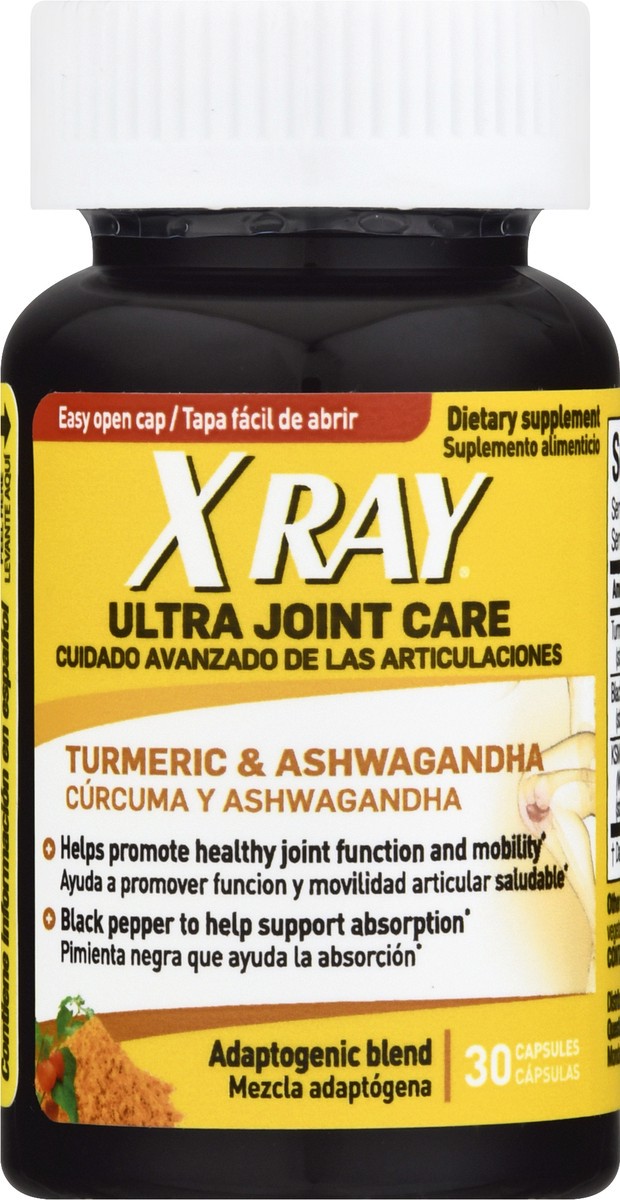 slide 7 of 12, X Ray Adaptogenic Blend Capsules Turmeric & Ashwagandha Ultra Joint Care 30 ea, 30 ct