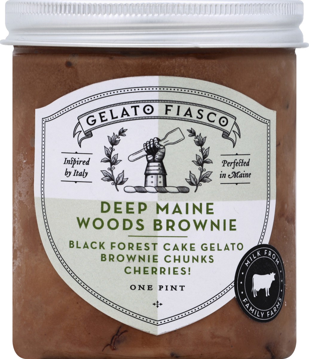 slide 2 of 2, Gelato Fiasco Deep Maine Woods Brownie, 1 pint