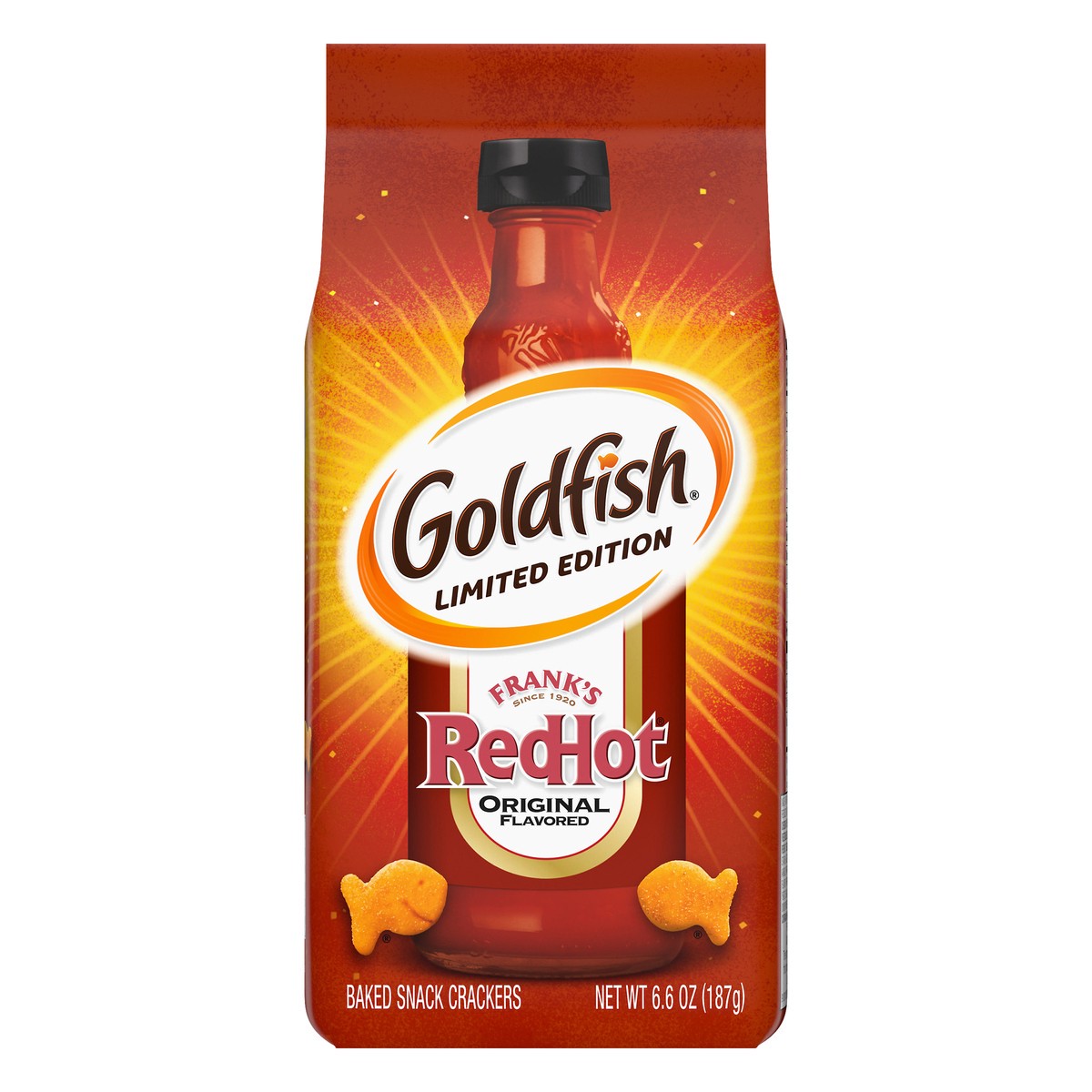 slide 1 of 10, Pepperidge Farm Goldfish Flavor Blasted Red Hot Chili Pepper Baked Snack Crackers, 6.6 oz