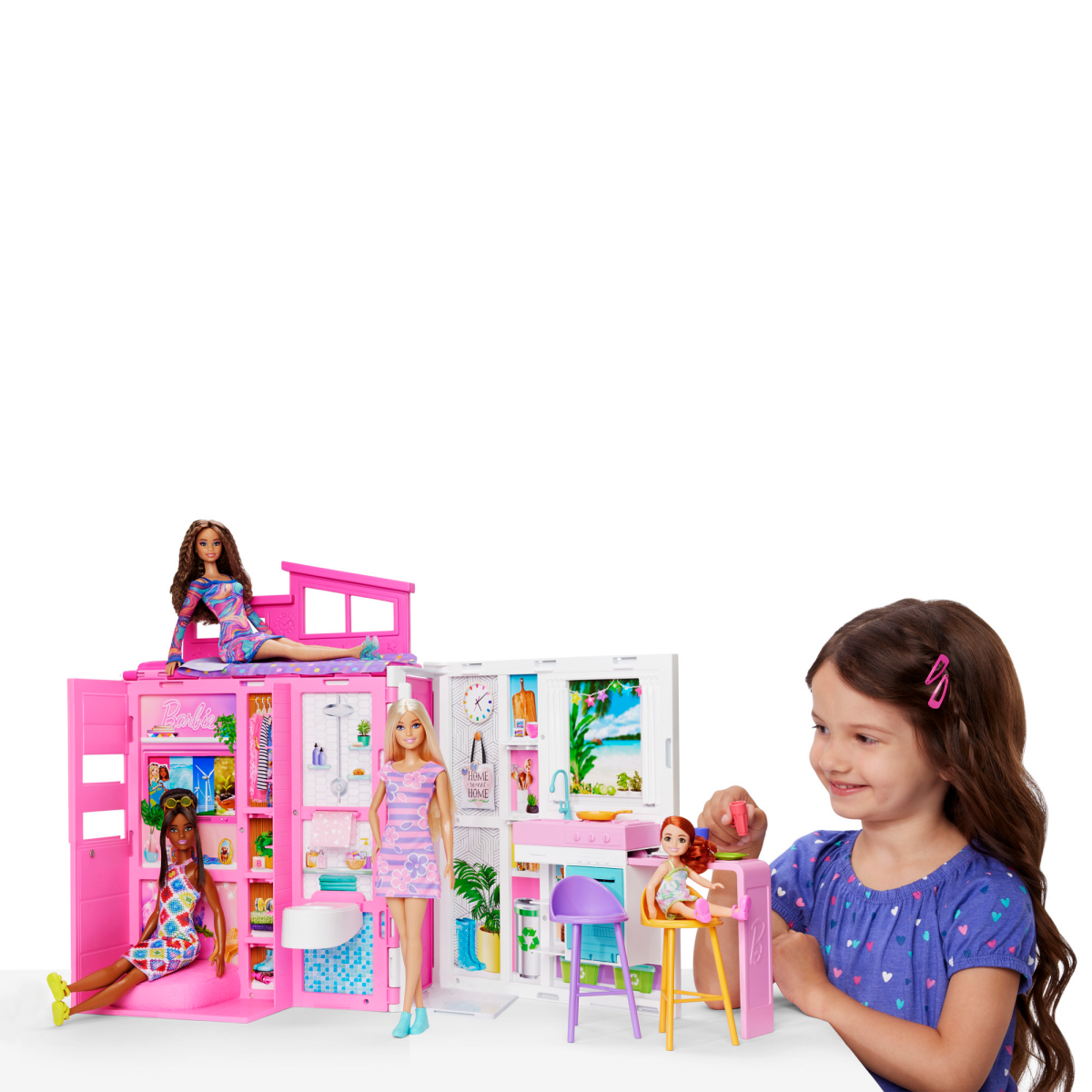 slide 16 of 20, Barbie MATTEL GAMES Barbie Getaway House Doll and Playset, 1 ct