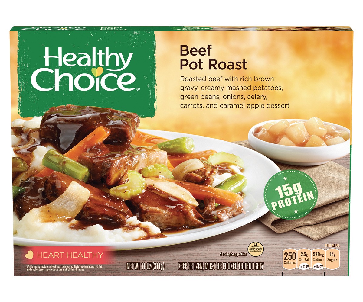 slide 1 of 1, Healthy Choice Beef Pot Roast, 11 oz