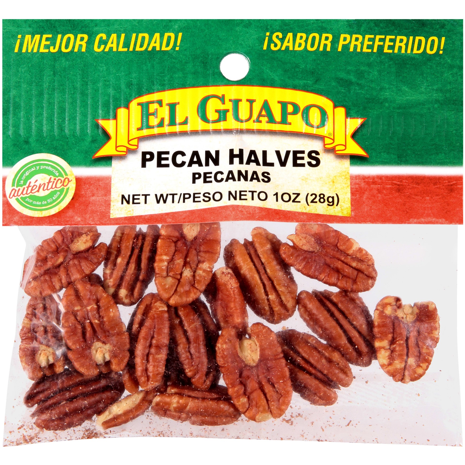 slide 1 of 5, NON BRAND Pecan Halves, 1 oz