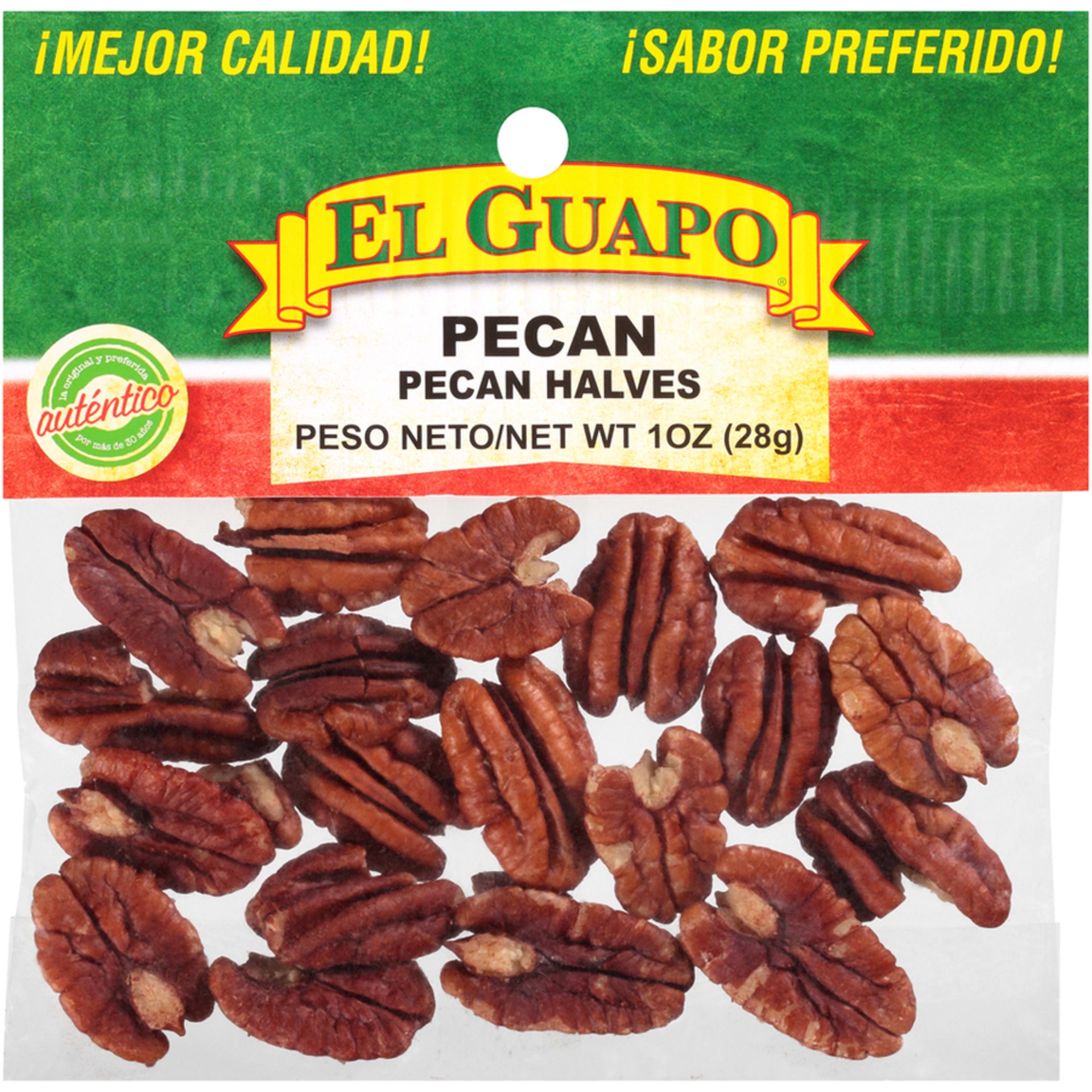 slide 1 of 5, NON BRAND Pecan Halves, 1 oz