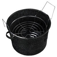 slide 4 of 9, Granite Ware Columbian Graniteware Water Bath Canner Pot, 21.5 qt