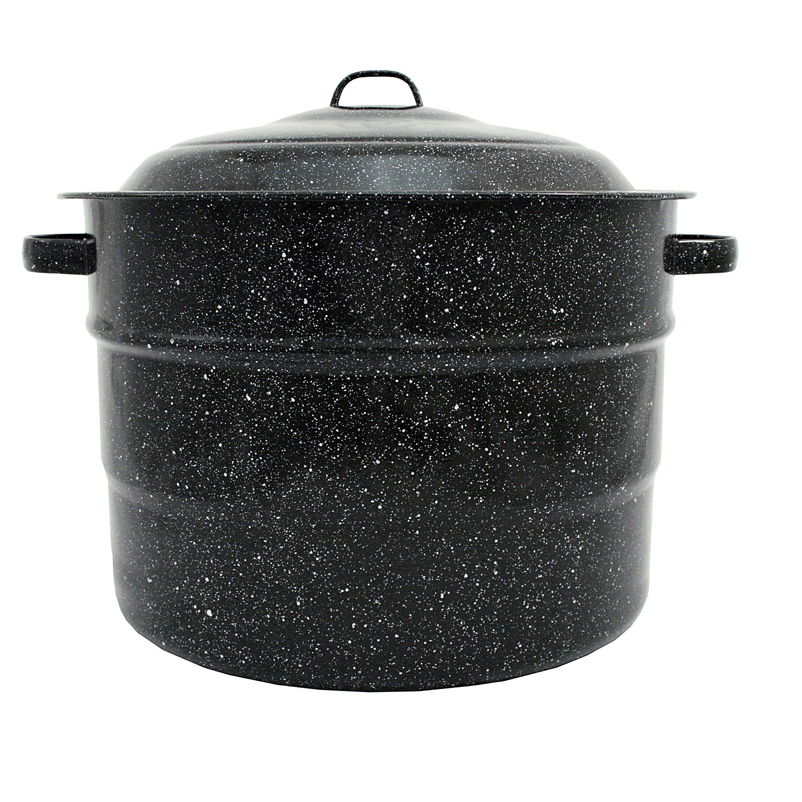 slide 1 of 1, Granite Ware Columbian Graniteware Water Bath Canner Pot, 21.5 qt