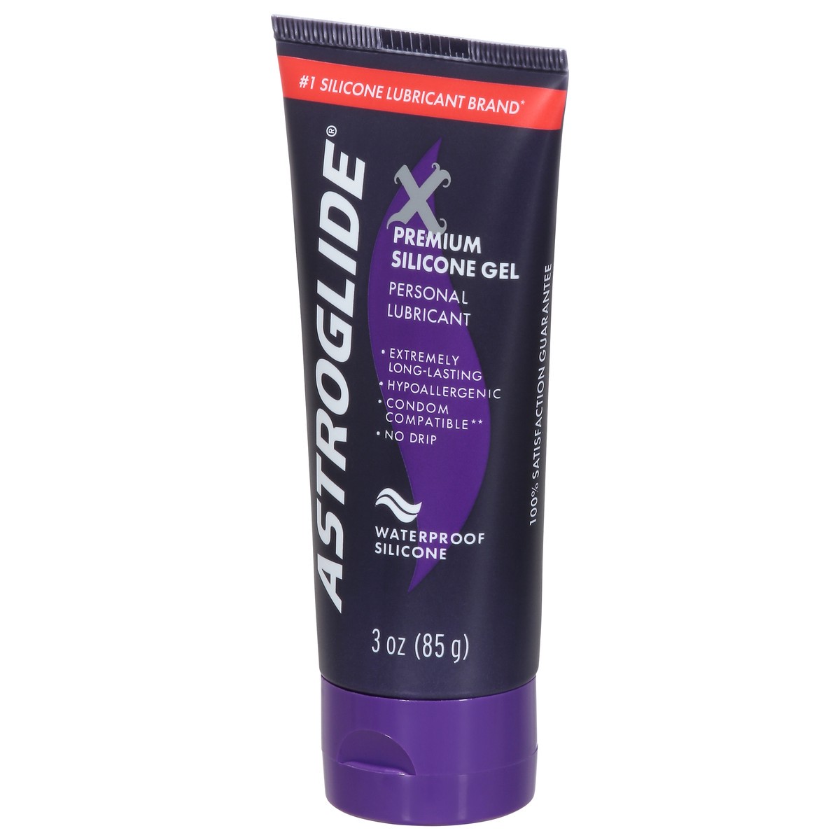 slide 3 of 9, Astroglide X Premium Silicone Gel Lubricant, 3 oz