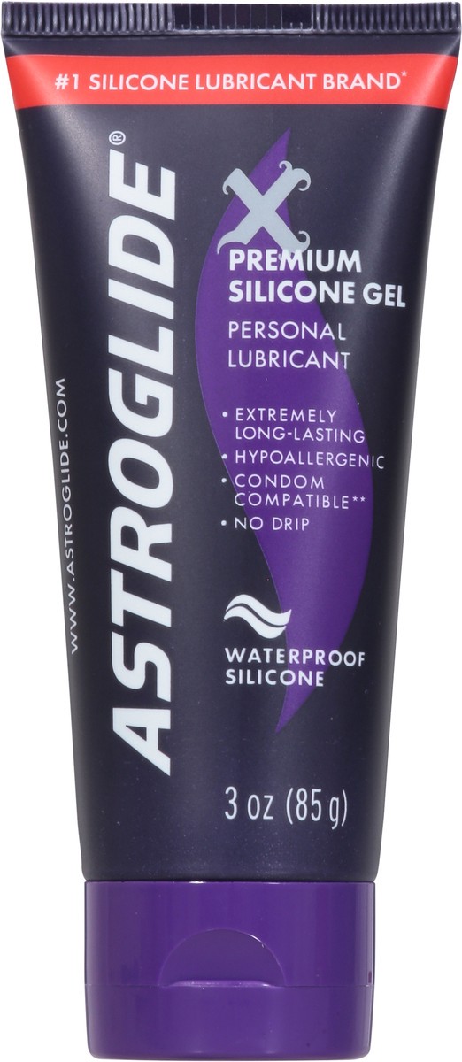 slide 6 of 9, Astroglide X Premium Silicone Gel Lubricant, 3 oz