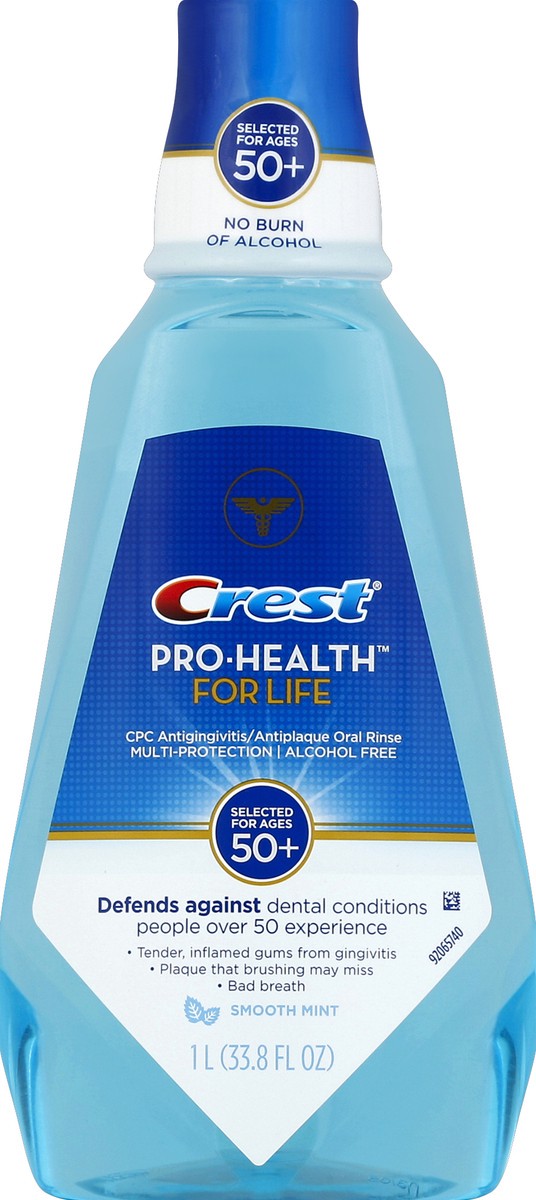 slide 1 of 3, Crest Oral Rinse 33.8 oz, 33.8 oz