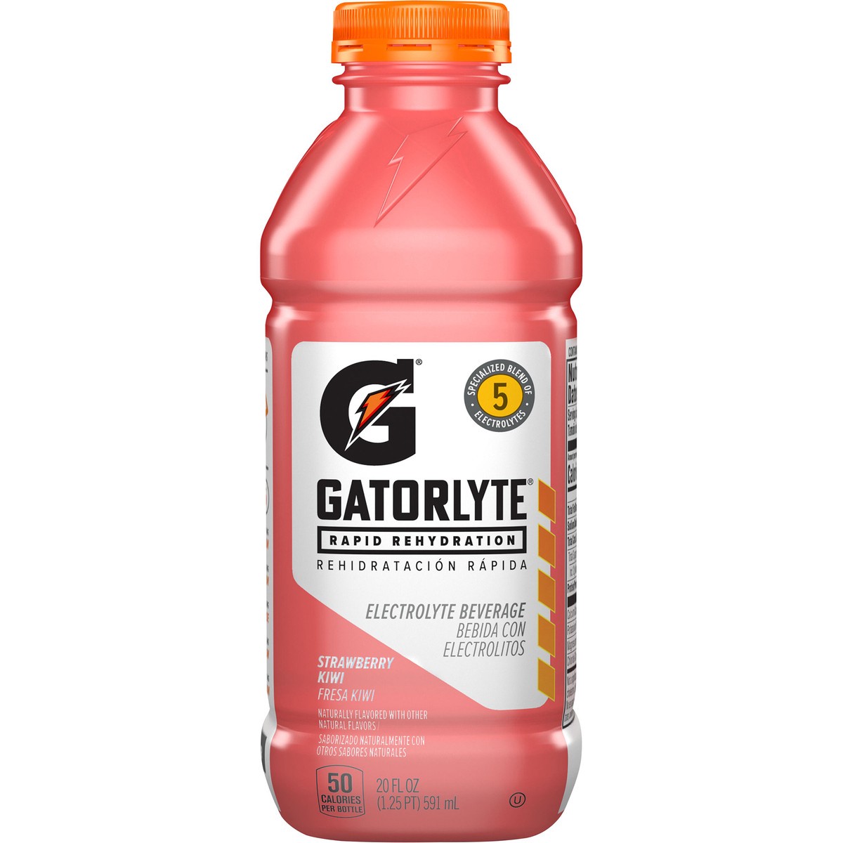 slide 1 of 1, Gatorlyte Rapid Rehydration Electrolyte Beverage Strawberry Kiwi 20 Fl Oz, 20 fl oz