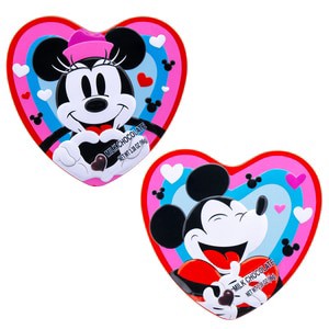slide 1 of 1, Galerie Mickey/Minnie Heart Tin Assortment With 12Pc Chocolate, 2.54 oz