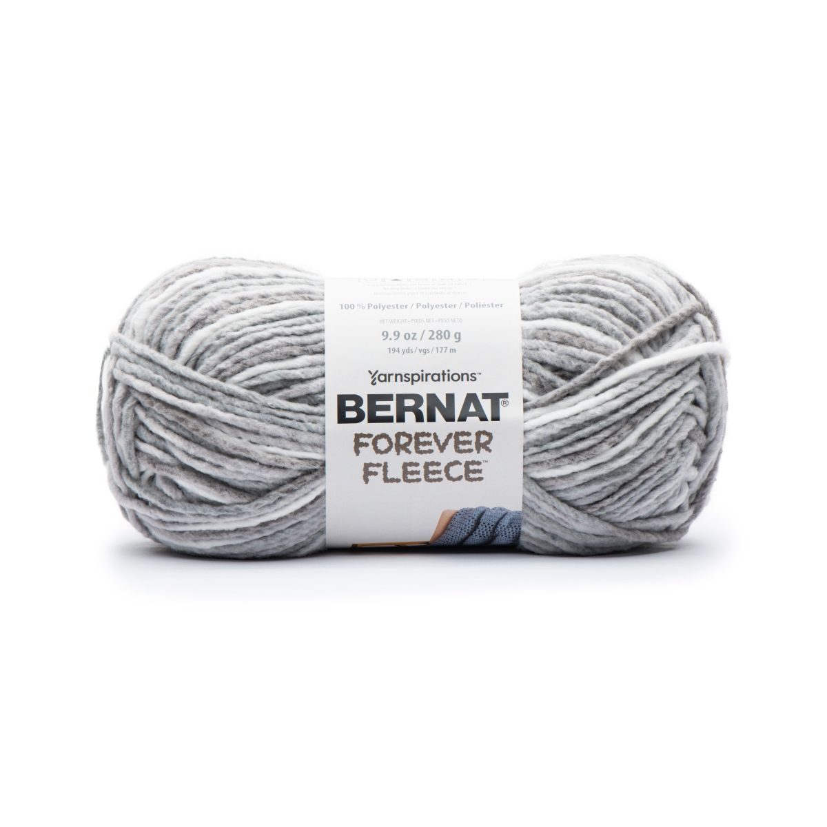slide 1 of 1, Bernat Forever Fleece Jasmine 16606161019, 9.9 oz