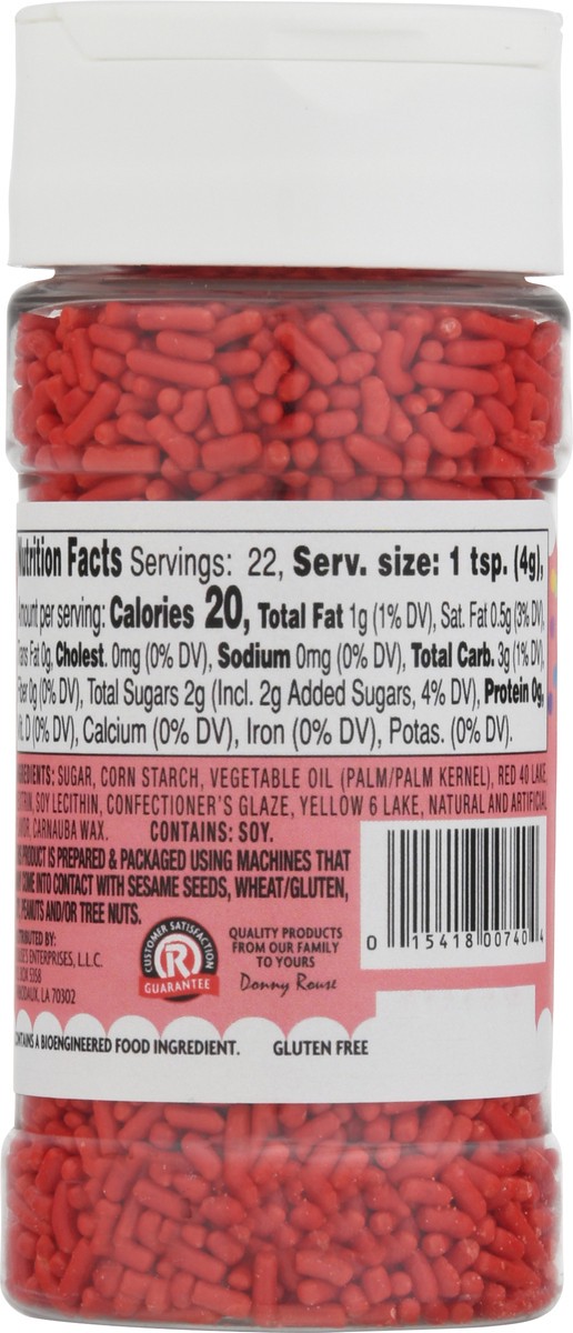 slide 13 of 14, Rouses Markets Red Sprinkles 3.2 oz, 3.2 oz