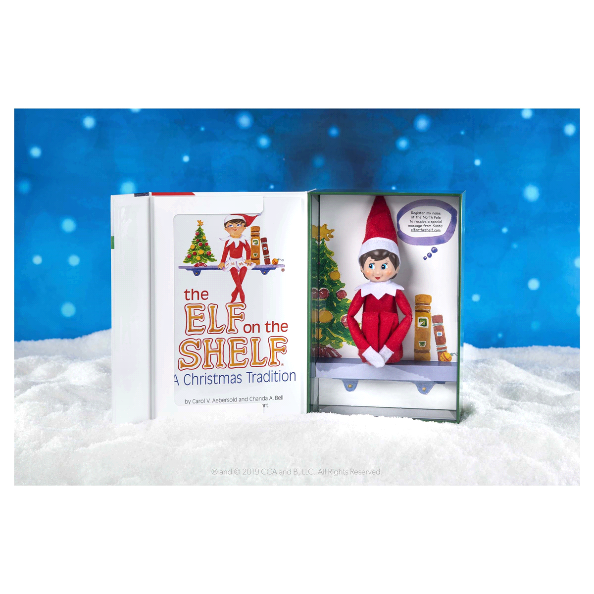 slide 9 of 9, The Elf on the Shelf Girl Storybook & Scout Elf 2 Pieces, 2 ct