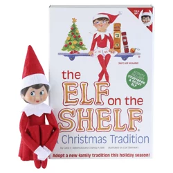 The Elf on the Shelf Girl Storybook & Scout Elf 2 Pieces