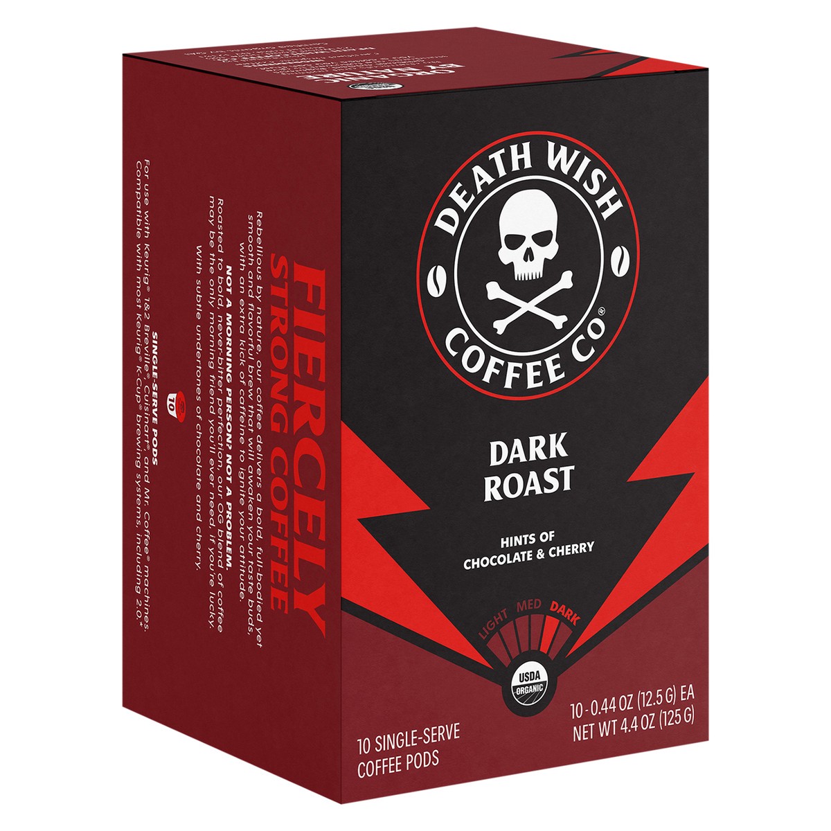 slide 7 of 8, Death Wish Coffee Co. Single Serve Pods - 10 ct, 10 ct