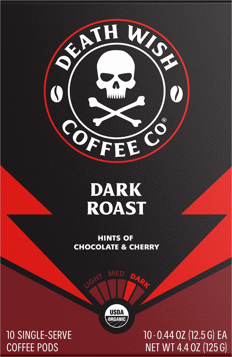 slide 2 of 8, Death Wish Coffee Co. Single Serve Pods - 10 ct, 10 ct