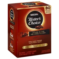 Nescafé TASTER'S CHOICE Coffee stickpack 80x1.7g Box