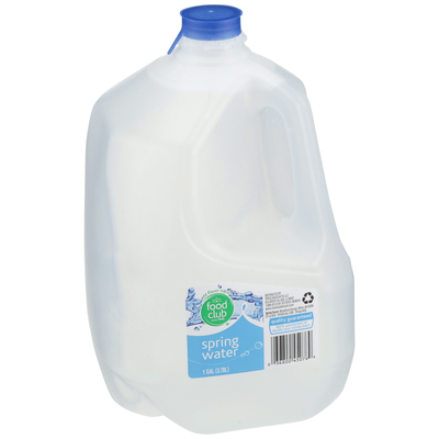 Food Club Water, Spring 1 gal | Shipt