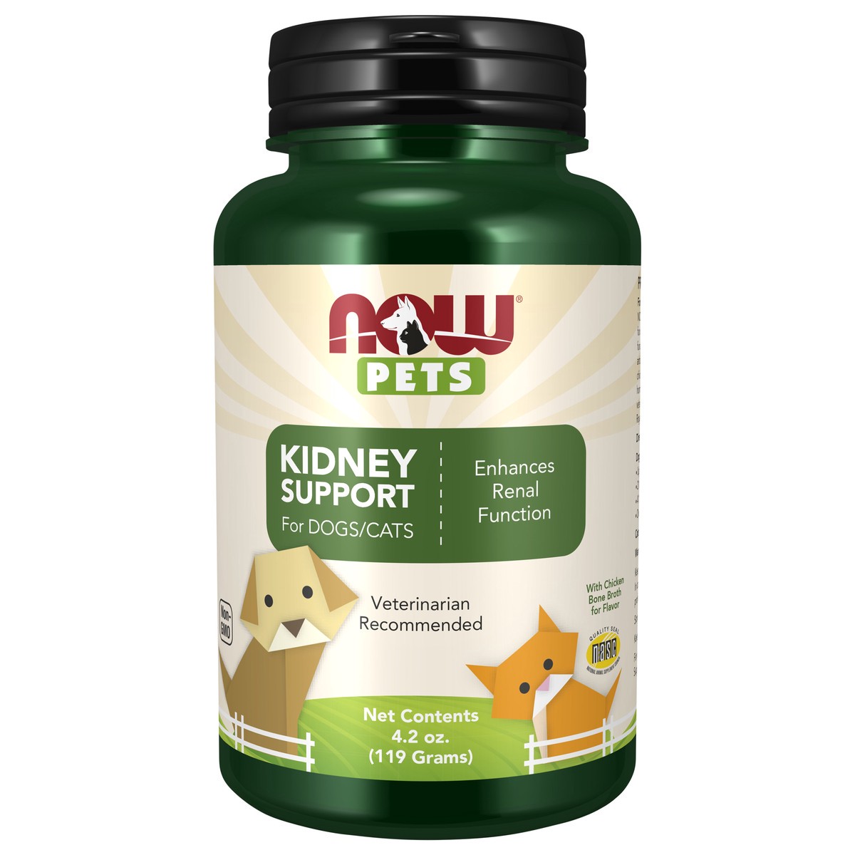 slide 1 of 5, NOW Kidney Support for Dogs & Cats Powder - 4.2 oz., 4.2 oz