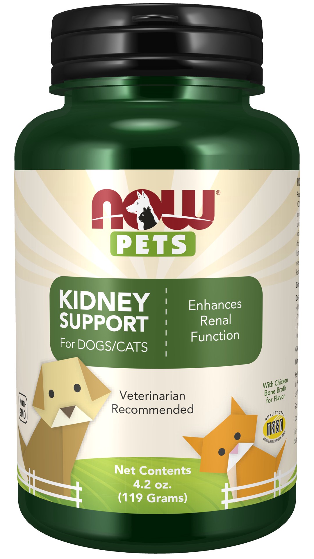 slide 1 of 5, NOW Pet Health Kidney Support for Dogs & Cats Powder - 4.2 oz., 4 oz