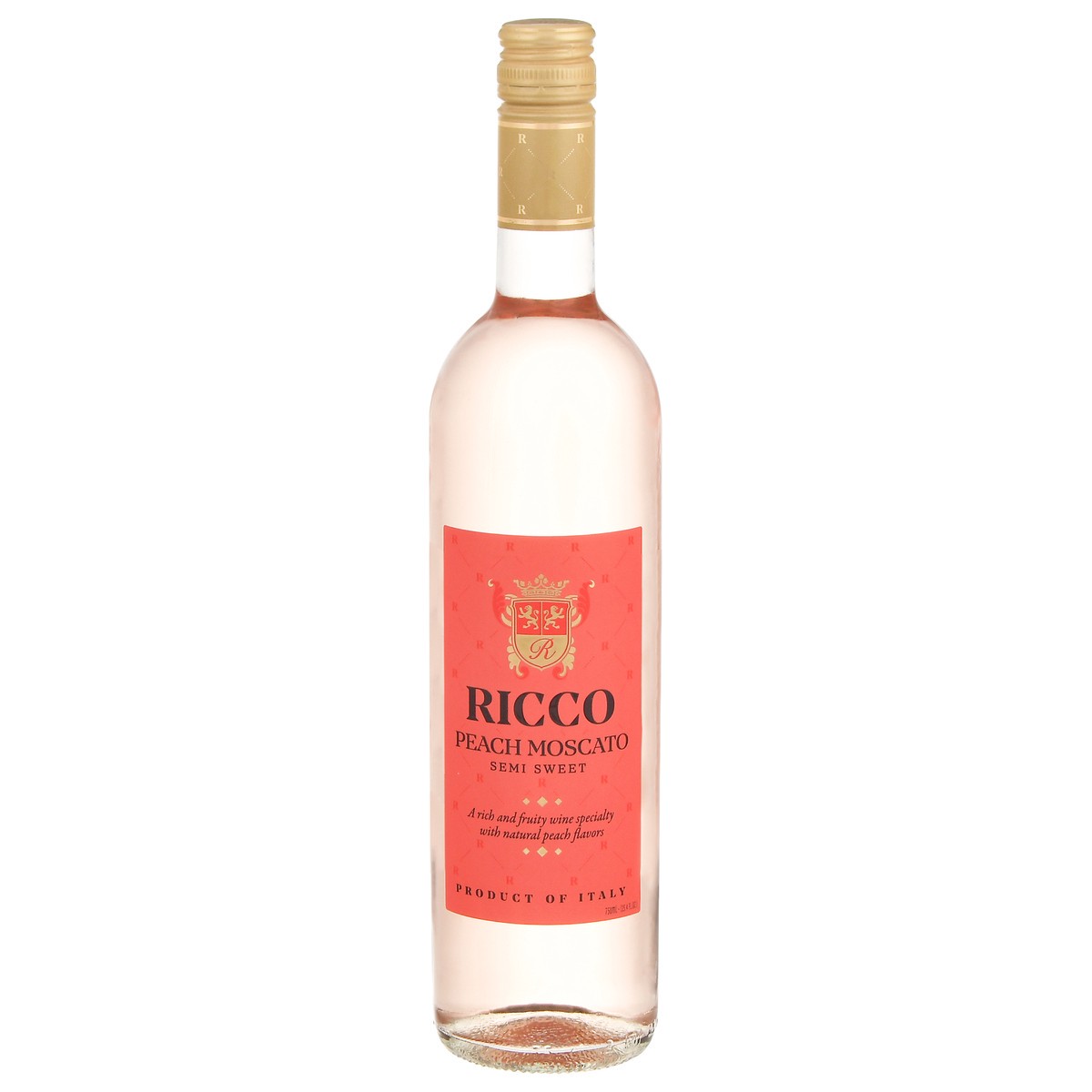 slide 9 of 13, Carletto Ricco Peach Moscato Semi-Sweet, 750 ml