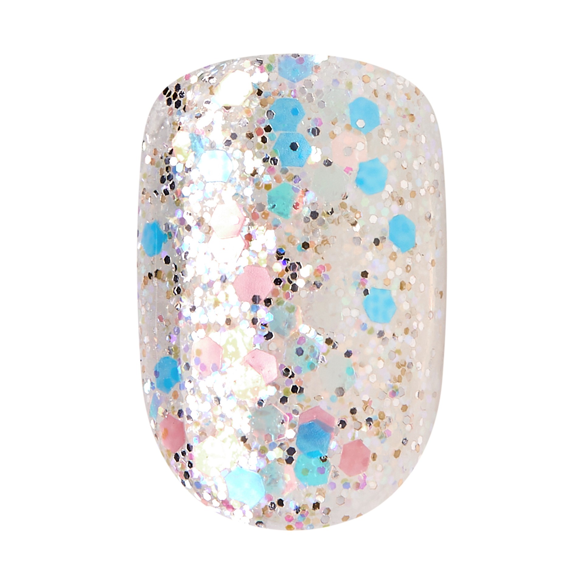 slide 5 of 5, imPRESS Press-On Nails Pride Manicure, No Glue Needed, Blue, Short, Square, 33 Ct., 34 pc