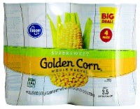 slide 1 of 2, Kroger Supersweet Whole Kernel Canned Golden Corn - 4 ct; 15.25 oz, 4 ct; 15.25 oz