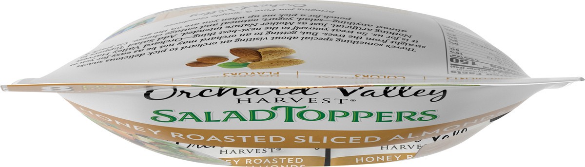 slide 12 of 14, Orchard Valley Harvest Salad Toppers Honey Roasted Sliced Almonds 8-0.85 oz. Bags, 6.8 oz