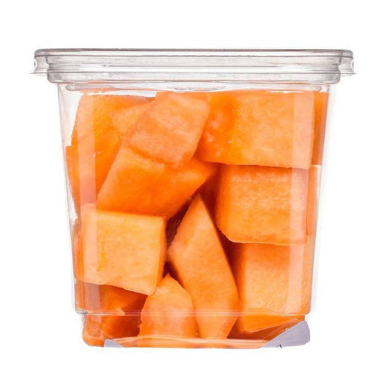 slide 2 of 3, Crazy Fresh Cut Cantaloupe Chunks - 12oz, 12 oz