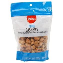 Raley's Toffee Cashews 9 oz