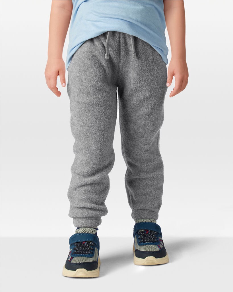 slide 5 of 5, Carter's Toddler Boy Fleece Joggers - Grey Grey 3T, 1 ct