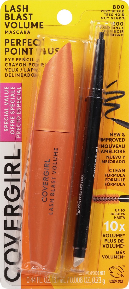 slide 4 of 10, Covergirl Clean Formula Mascara & Eye Pencil Special Value 1 ea, 1 ct