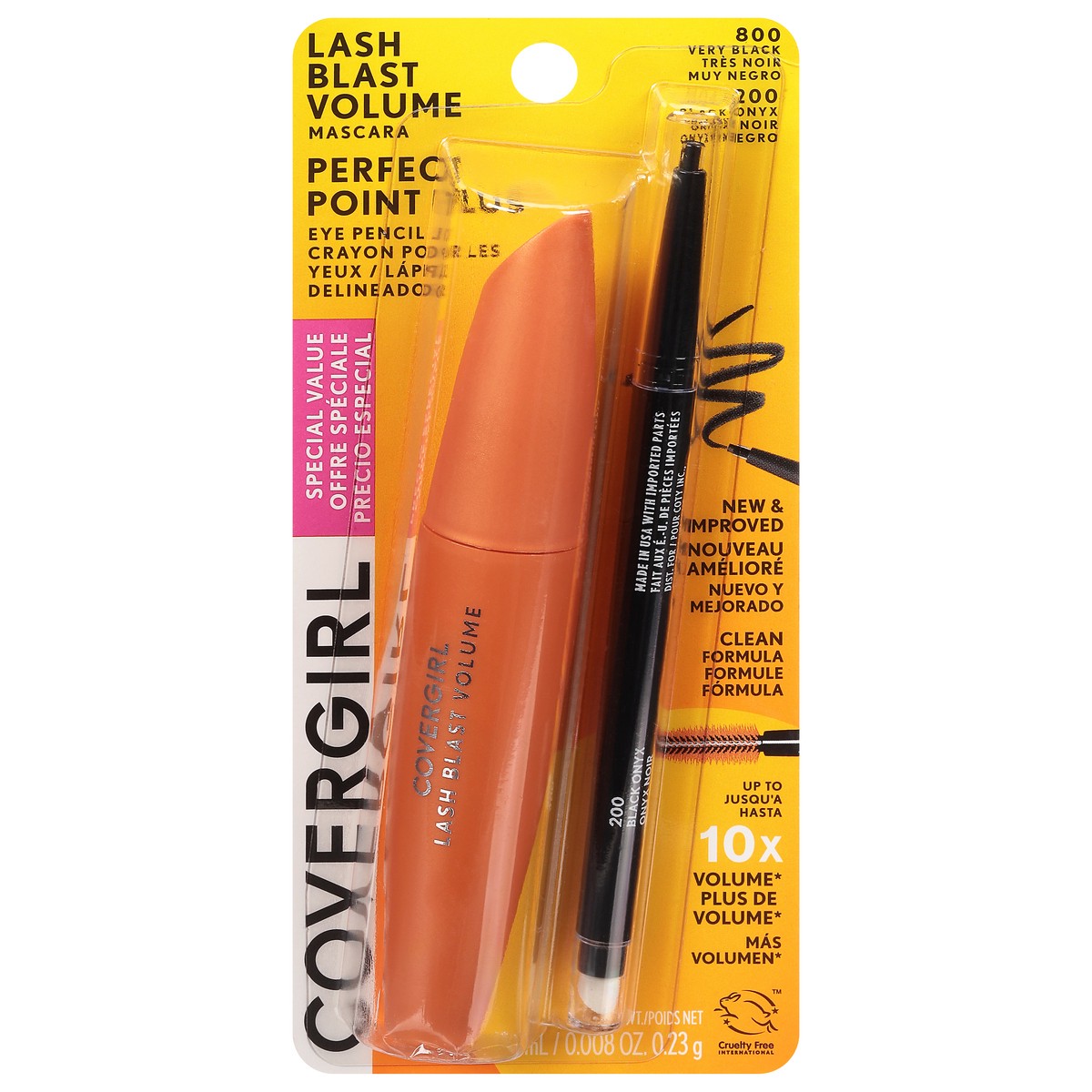 slide 6 of 10, Covergirl Clean Formula Mascara & Eye Pencil Special Value 1 ea, 1 ct
